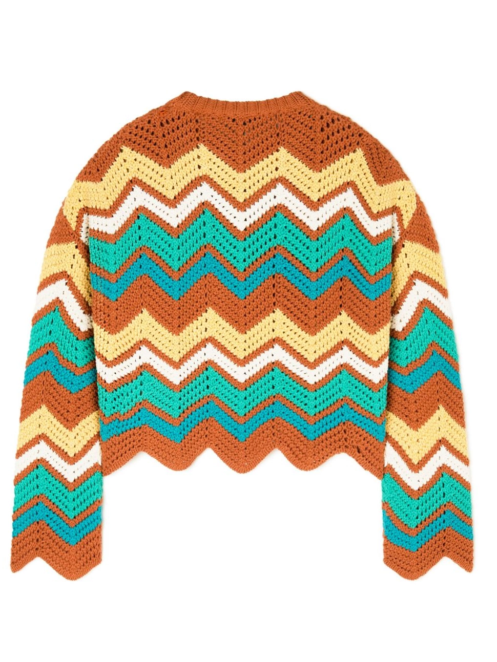 Affordable Kaleidoscopic Alanui Women chevron jumper knit 0331